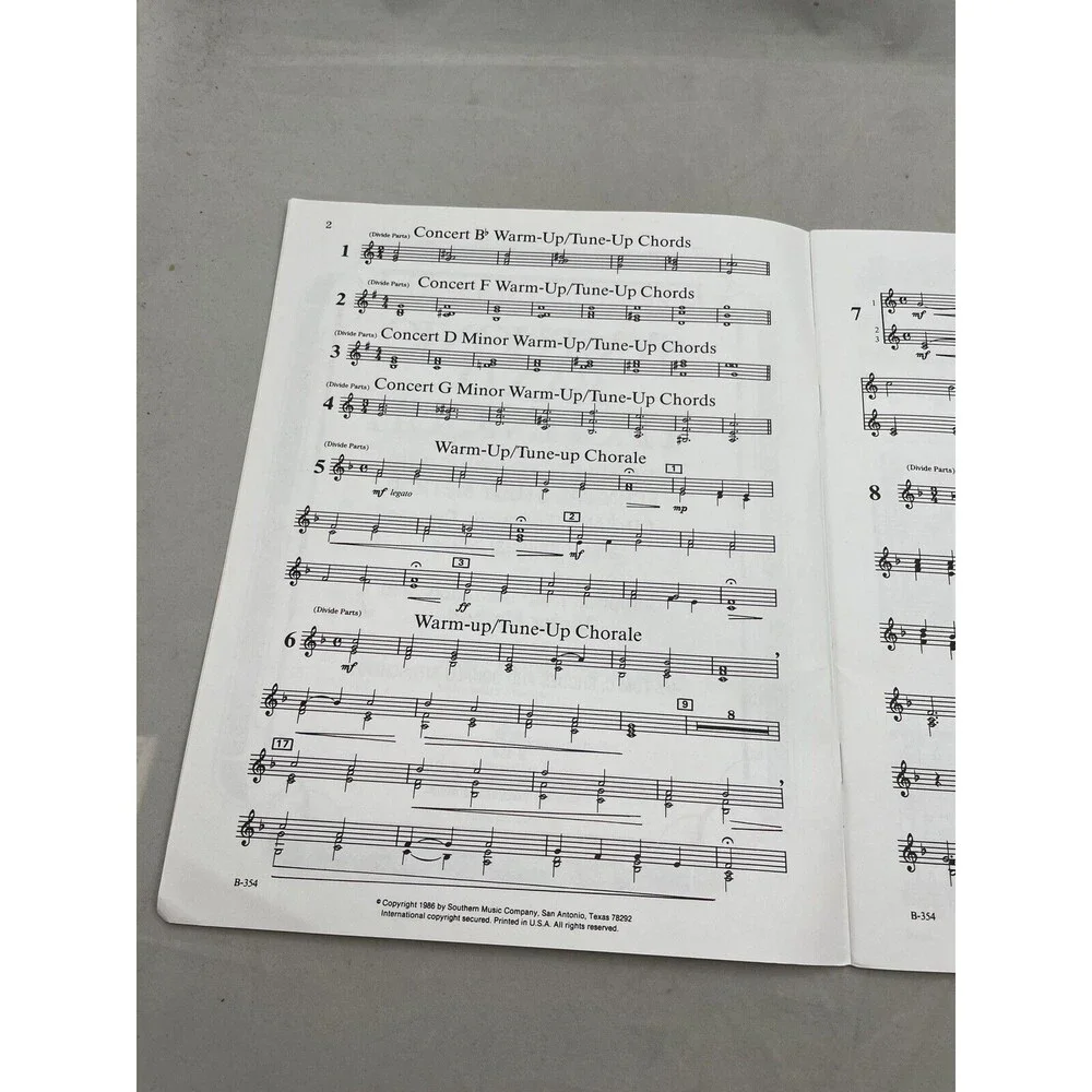Symphonic Band Technique Cornet Trumpet Music Book Southern Music Co B354CR/TPT